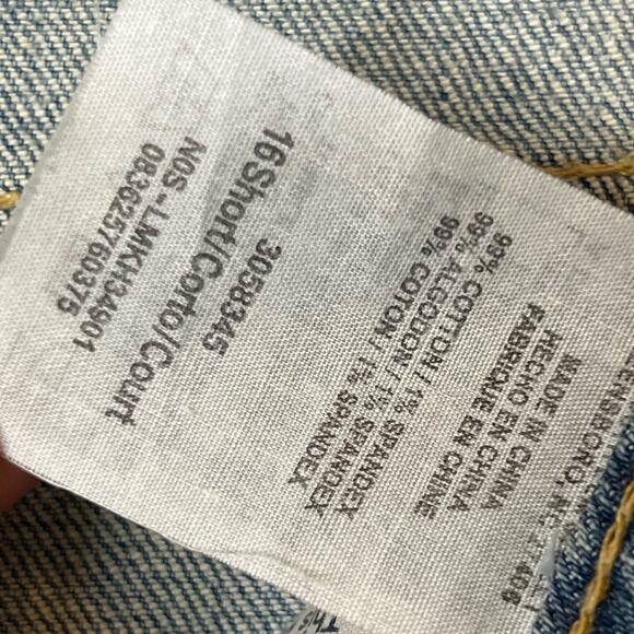 Lee Natural Bootcut Jeans Blue Flair Just Below The Waist 38x30 Short Size 16 - Picture 9 of 9